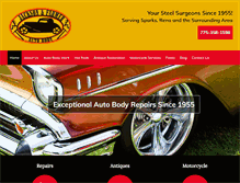 Tablet Screenshot of jacksonfarmerautobody.com